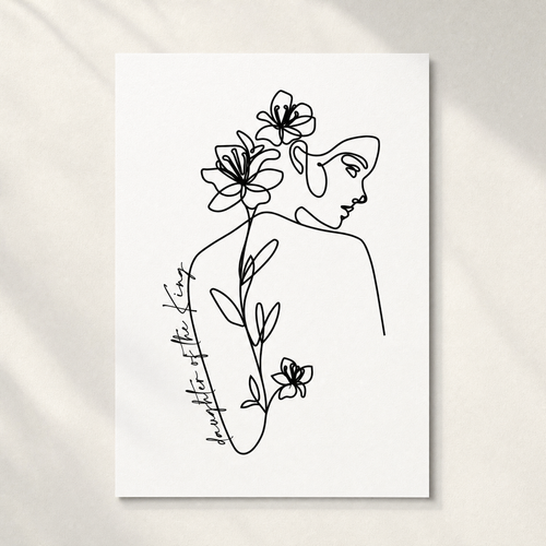 Daughter of the King Poster A4 + A3