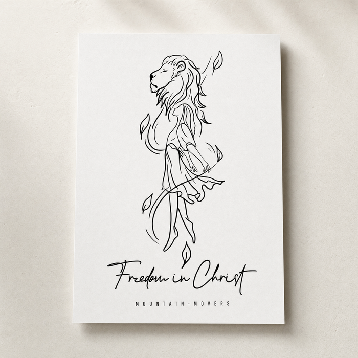 Freedom in Christ Poster A4 + A3