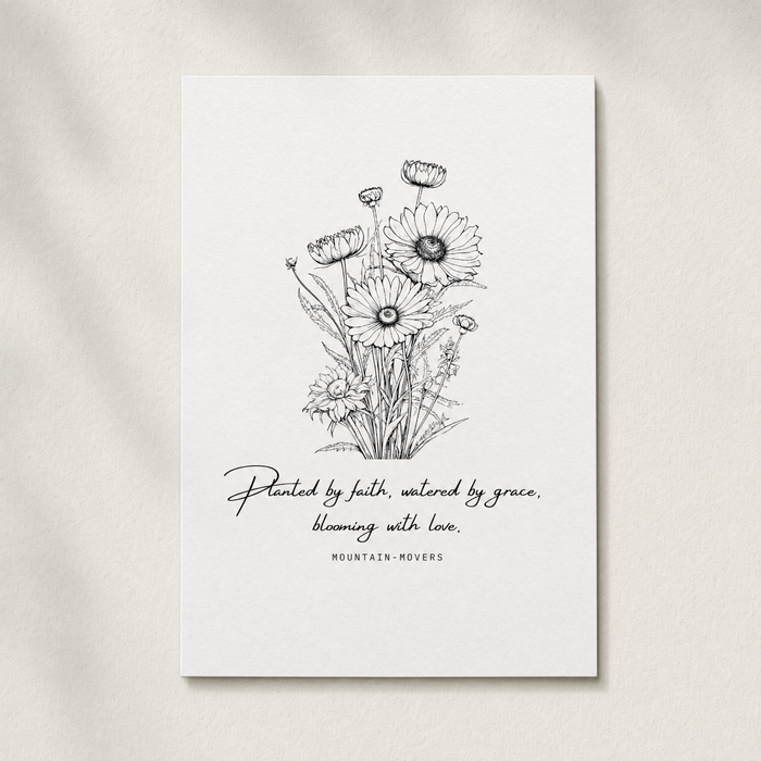 Planted by Faith Poster A4 + A3