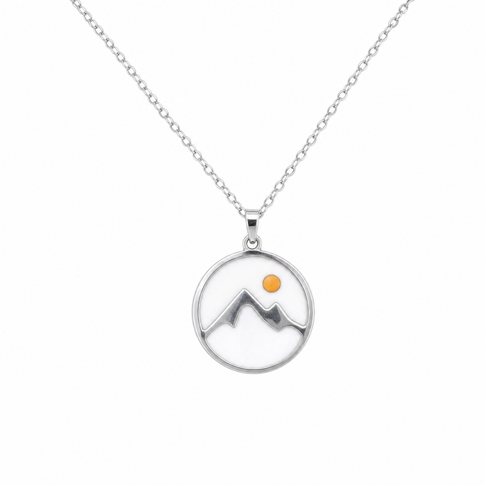 Stainless Steel Necklace with Hole