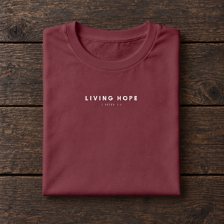 Living Hope Shirt Burgunder, Mountain Movers