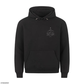 Bei Gott ist kein Ding unmöglich Christmas Hoodie Schwarz