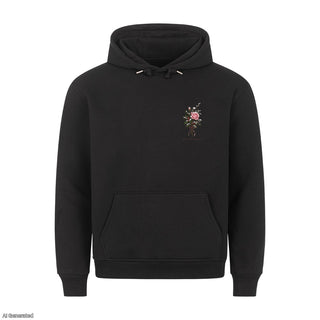 Es ist ein Ros entsprungen Christmas Hoodie Schwarz