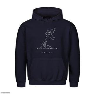 Fear Not Christmas Hoodie Navy