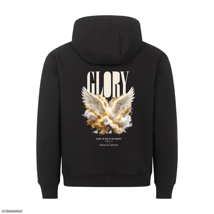 Glory to God in the Highest Christmas Hoodie Backprint