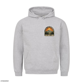 Go Tell It on the Mountain Christmas Hoodie Grau