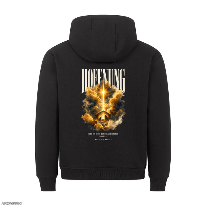 Hoffnung Euch ist heute der Heiland geboren Christmas Hoodie Backprint