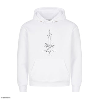 Hope Isaiah 9:6 Christmas Hoodie Weiß