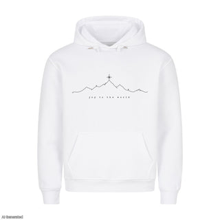Joy to the World Christmas Hoodie Weiß