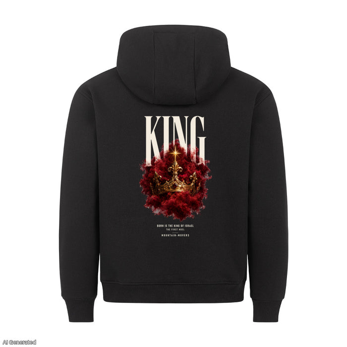 King Born Is the King of Israel Christmas Hoodie Backprint