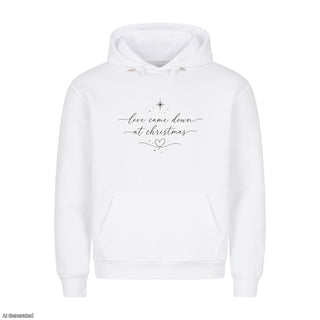 Love Came Down at Christmas Christmas Hoodie Weiß