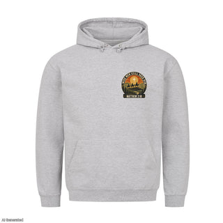 Wise Men Still Seek Him Badge Christmas Hoodie Grau