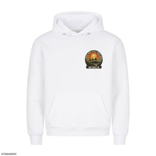 Wise Men Still Seek Him Badge Christmas Hoodie Weiß