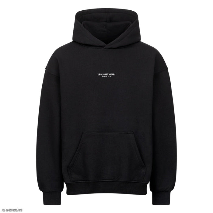 Jesus ist Herr Römer 10:9 Oversize Hoodie