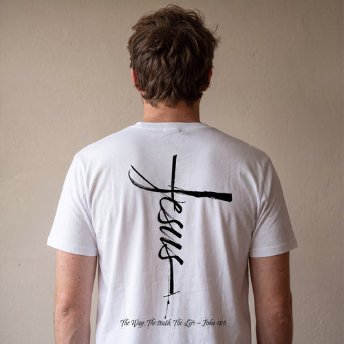 Jezus gekruist rugshirt [Premium]