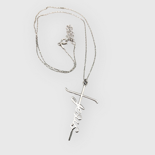 Jesus Cross Kette 925 Sterling Silber, Farbvariante