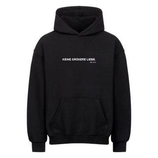 Keine größere Liebe Oversized Hoodie Minimalistisch Selah x MM, Vorderansicht