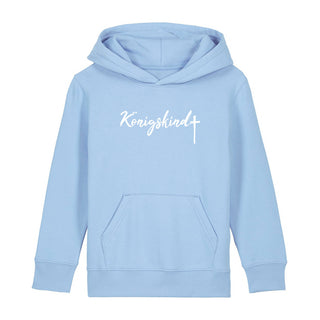 Königskind Kinderhoodie Babyblau