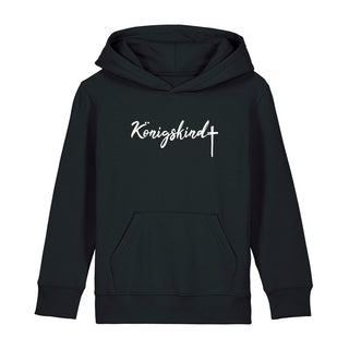 Königskind Kinderhoodie Schwarz