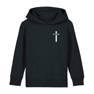 Team Jesus Kinderhoodie Schwarz