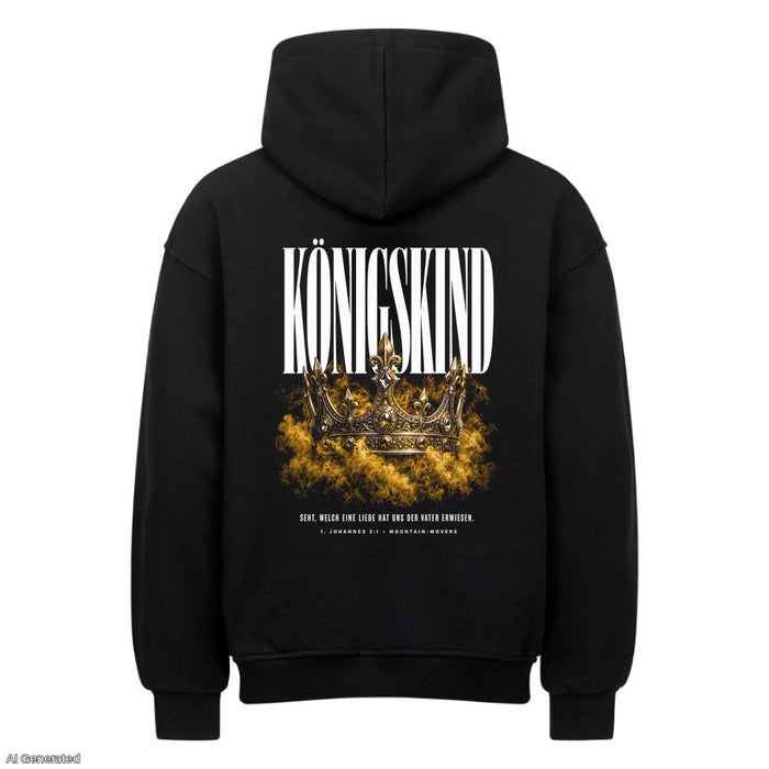 Königskind 1. Johannes 3:1 Oversize Hoodie Backprint