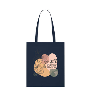 Be Still Premium Tragetasche Light Tote Bag Navy