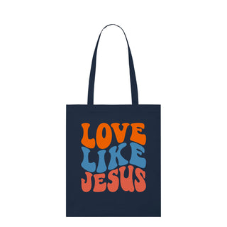 Love Like Jesus Tragetasche Light Tote Bag Navy