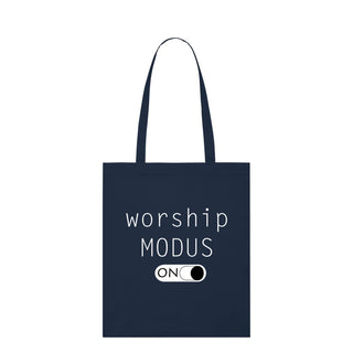 Worship Modus Premium Tragetasche Light Tote Bag Navy