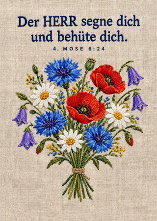 Der HERR segne dich und behüte dich Postkarte Vorderseite, Mountain Movers