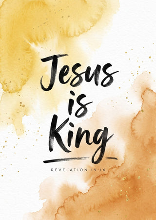 Jesus is King Postkarte Vorderseite, Mountain Movers
