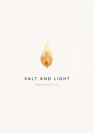Salt and light Postkarte Vorderseite, Mountain Movers