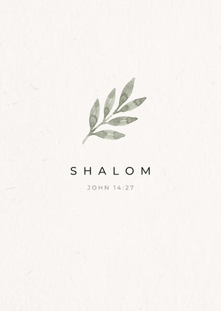 Shalom Postkarte Vorderseite, Mountain Movers