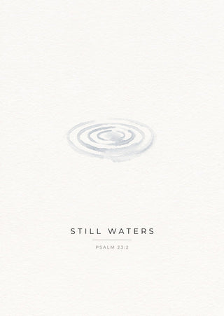 Still waters Postkarte Vorderseite, Mountain Movers