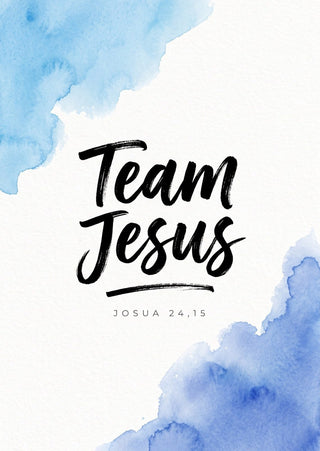 Team Jesus Postkarte Vorderseite, Mountain Movers