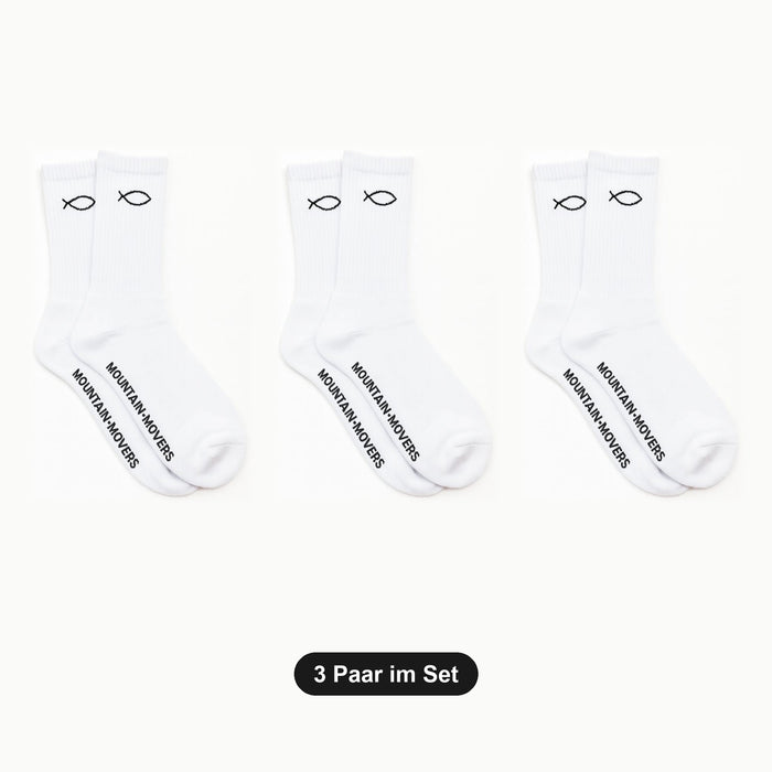 Ichtys Socken 3er-Bundle – dünne Sommersocken