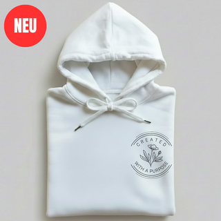 created with a purpose circle Hoodie