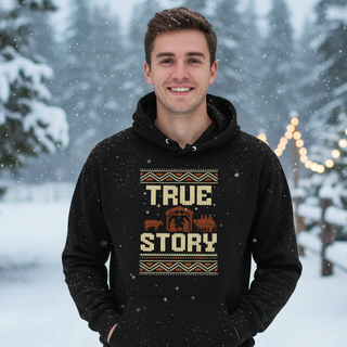 True Story Hearts Christmas Hoodie