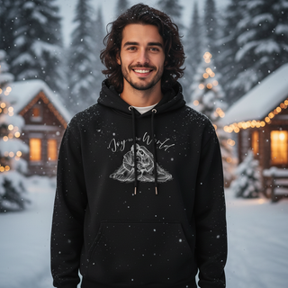 Joy to the World Sketch Christmas Hoodie