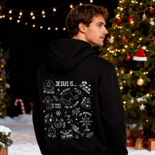 Jesus is Christmas Hoodie BackPrint