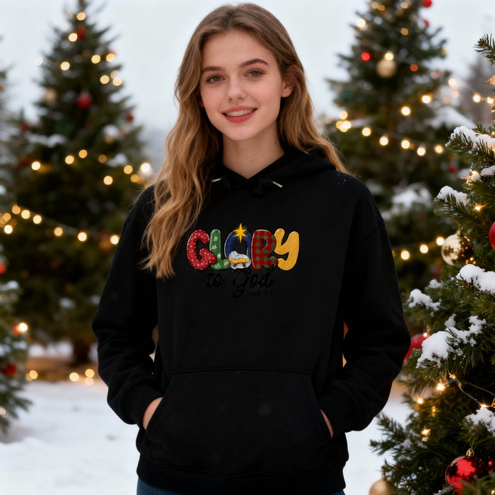 Glory to God Christmas Hoodie