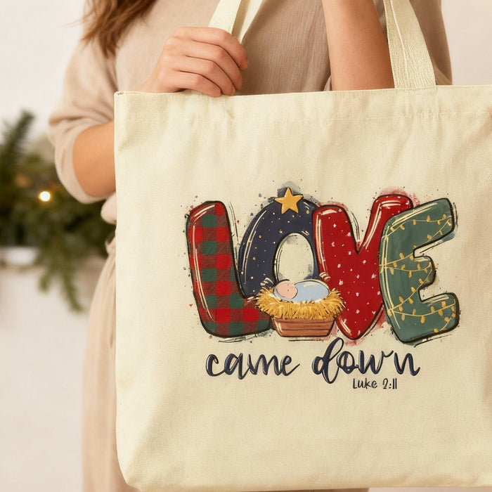 Love came down Kerst draagtas