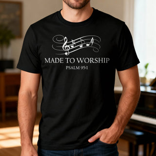 Made to Worship Shirt Variante, Mountain Movers christliches Design