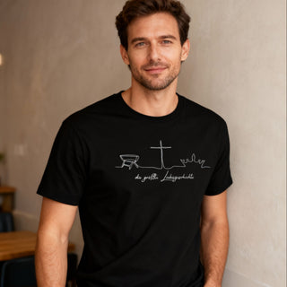 Die groesste Liebesgeschichte Shirt Variante, Mountain Movers christliches Design