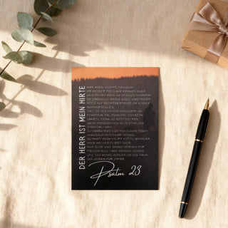 Psalm 23 Postkarte, christliche Streetwear von Mountain Movers