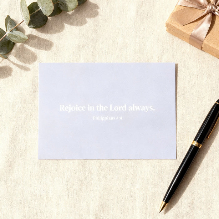 Rejoice in the Lord Briefkaart