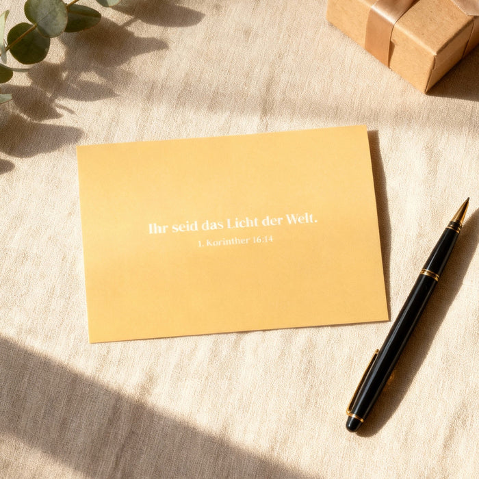 Licht der Wereld Briefkaart