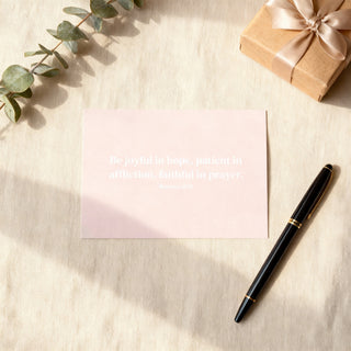 joyful in hope Postkarte, christliche Streetwear von Mountain Movers