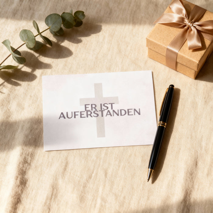 Resurrected Cross Postcard
