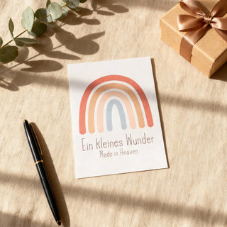 Kleines Wunder Postkarte, christliche Streetwear von Mountain Movers