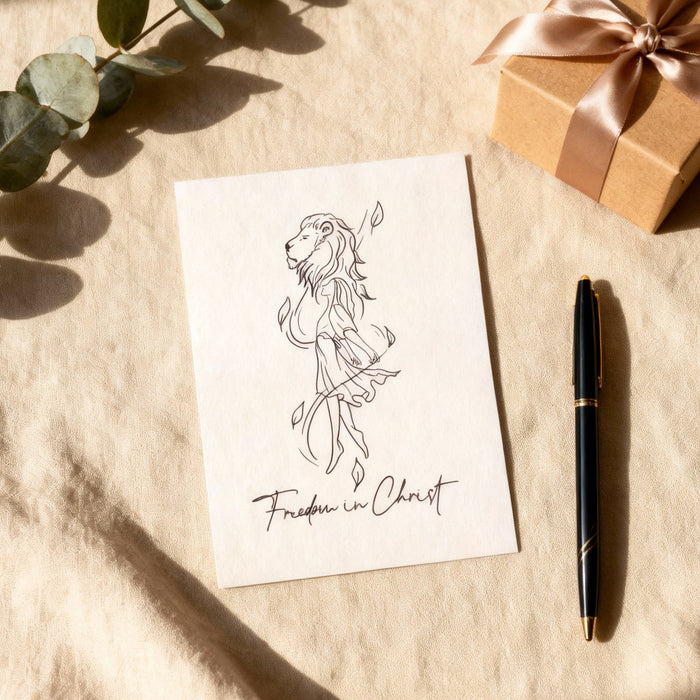 Vrijheid in Christus briefkaart